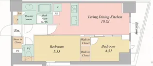 AIFLAT品川戸越【7階】の間取り