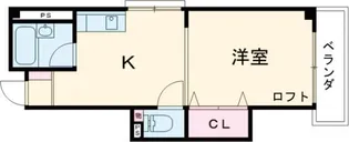 プチプルージュ【4階】の間取り