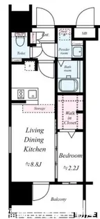 グランフォーレ箱崎プレミア【9階】の間取り