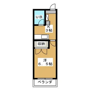 グランパーク六角橋【4階】の間取り
