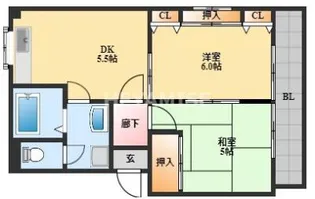 カームハウス【2階】の間取り