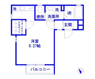 Villa Zephyr【2階】の間取り