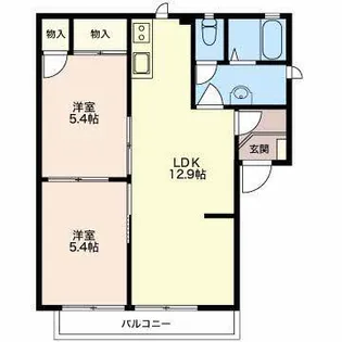 コーラルU【2階】の間取り