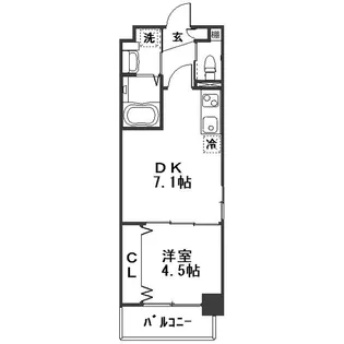 インテレッセ【4階】の間取り