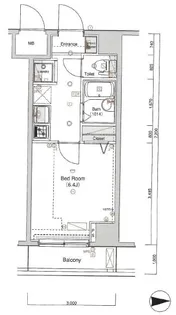 ヴォーガコルテ多摩川IV【2階】の間取り