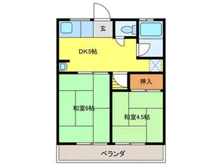 シティハイムOHHATA【2階】の間取り