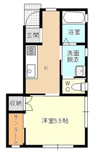 メゾンド パステル台町 F【1階】の間取り