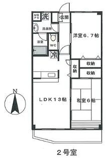 ハイツパイオニア【3階】の間取り