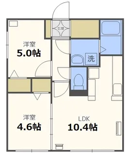 スターコート【2階】の間取り