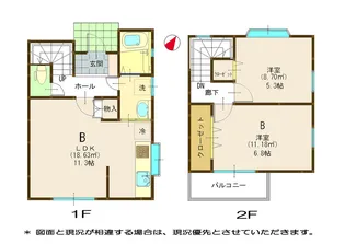 クレスト本鵠沼【1階】の間取り