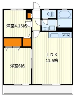 クレストM【1階】の間取り
