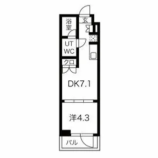 スパシエ洗足池【2階】の間取り