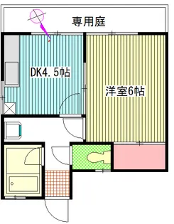 KDハイツ【1階】の間取り