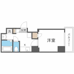 U-ro玉造【8階】の間取り