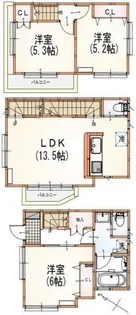 ウエルストン南荻窪【1階】の間取り
