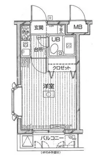 パークウェル西新宿【4階】の間取り