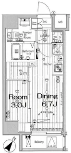 メイクスデザイン川崎III【5階】の間取り