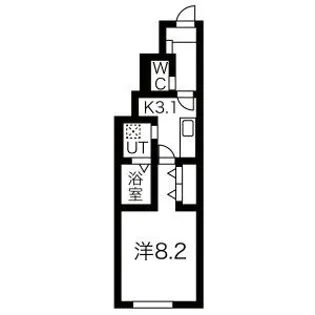 El alivio E【1階】の間取り