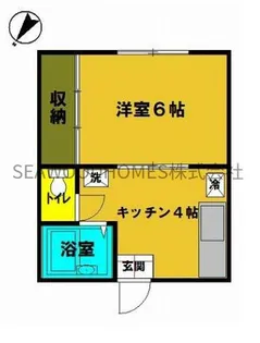 クレメントハウス【1階】の間取り
