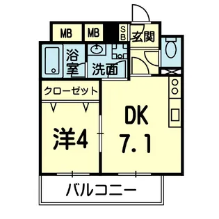 カーサ・リポサンテ【2階】の間取り