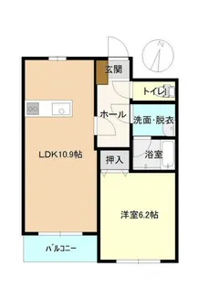 リバーインイースト【3階】の間取り