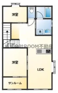 ネストプレイス高木【2階】の間取り
