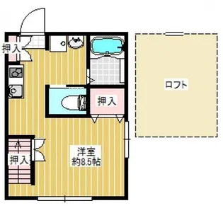 アテナータ【2階】の間取り
