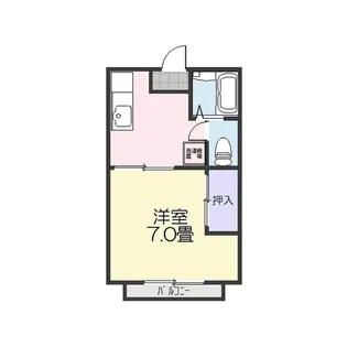 フォレストミワ【2階】の間取り