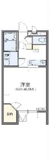 レオパレスボヌールパレ【3階】の間取り