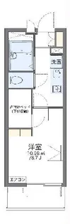 レオパレスHIRO【4階】の間取り