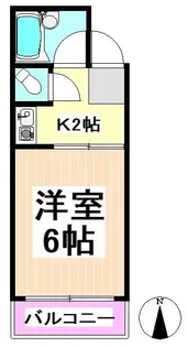 参宮橋五番館【2階】の間取り