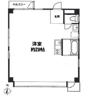 モノリス駒込【2階】の間取り