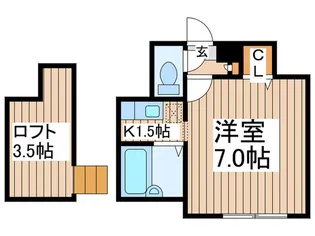 パラディーゾビレッジ【1階】の間取り
