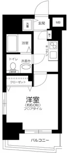 パークウェル曙橋【3階】の間取り