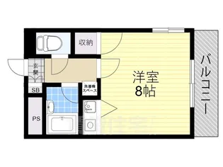 シャンブル2【1階】の間取り