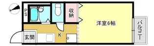 サンモールヨコタ【1階】の間取り