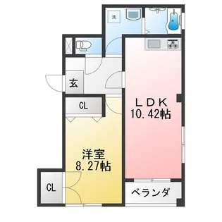 KURENAI【2階】の間取り