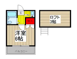 レオパレス武蔵浦和第7【2階】の間取り