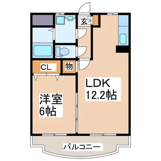 サン・ジュリアン【2階】の間取り