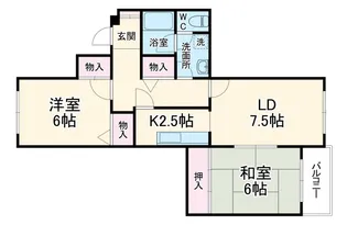 ユニーブル横浜山手第二【2階】の間取り