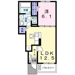 テゾーロI【1階】の間取り