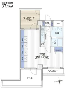 ライブコート大鳥居【5階】の間取り