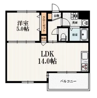 モアクレスト【3階】の間取り
