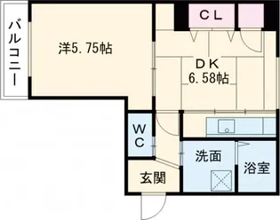 朱雀館【2階】の間取り