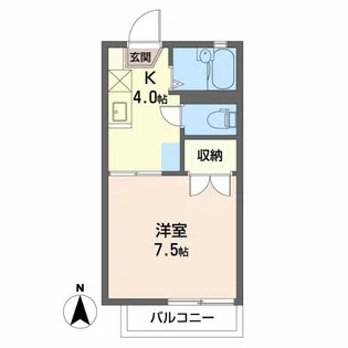 ディアス平林【2階】の間取り