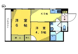 パールマンション高田馬場【2階】の間取り