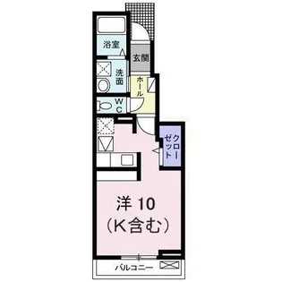 メゾン プラージュ I【1階】の間取り