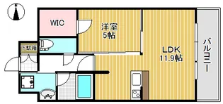 パークヒルズ榴岡【6階】の間取り