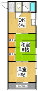 コーポ田園【2階】の間取り