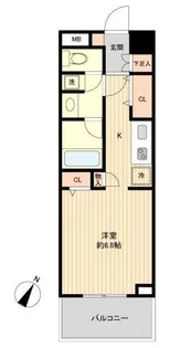 グラディート町田【3階】の間取り